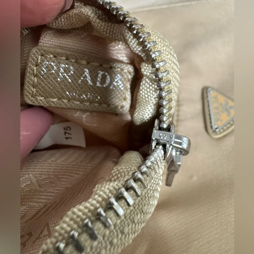 Prada Te-Edition 2005 Re-Nylon Shoulder Crossbody Bag in Beige/Cammeo Collor - Picture 12 of 16